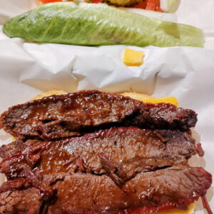 Smoked BBQ Beef Brisket Sandwich