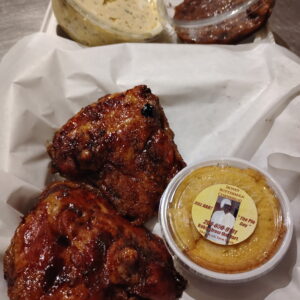 Smoked BBQ Chicken Thigh Plate