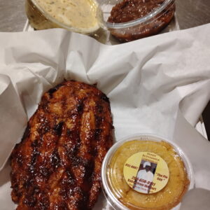 Smoked BBQ Chicken Breast  Plate